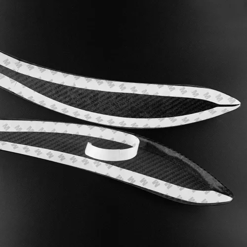 Vista 7 de AIRSPEED Cubierta de la manija de la puerta del coche, cubierta protectora decorativa de fibra de carbono duro para BMW 3 4 Series F30 F31 F32 F33