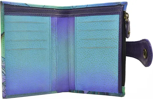 Vista 49 de Anna by Anuschka Cartera de mujer pintada a mano de cuero genuino para mujer