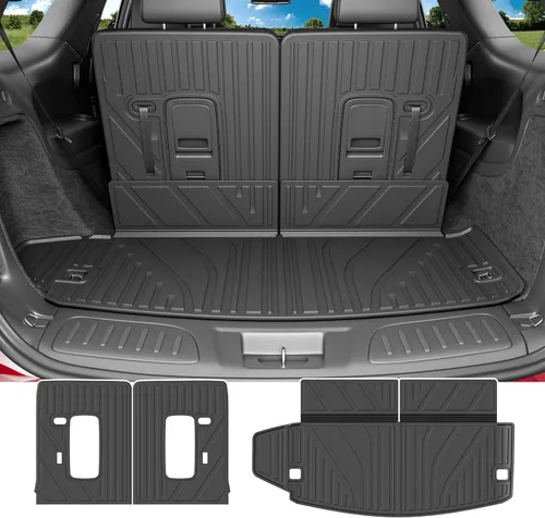 Vista 8 de powoq Cargo Sidewall Protector Compatible with 2016-2026 Dodge Durango Alfombrilla lateral para maletero