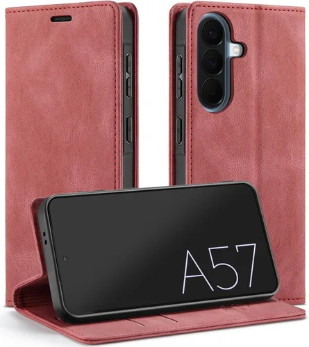 Vista 11 de Funda tipo cartera para Samsung Galaxy A52 5G con bloqueo RFID, color negro