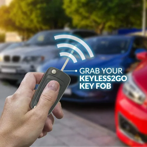 Vista 6 de Keyless2Go llavero de apertura remota de 4 botones para Camaro Equinox Verano Sonic y otros vehículos que utilizan FCC OHT01060512