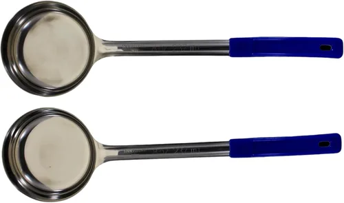 Vista 12 de Cuchara de acero inoxidable sólido de 1 onza para medir y servir; cucharas de grado comercial (paquete de 2) Commercial-Grade Spoodle for