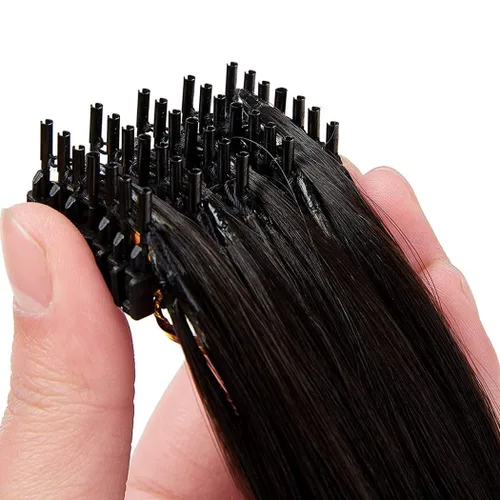 Vista 4 de Hebilla en forma de C para máquina de extensiones de cabello 6D de 2ª generación, kit de extensiones de cabello humano sin rastro (40 unidades)