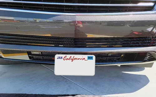 Vista 3 de STO N SHO Soporte de matrícula frontal compatible con Cadillac Escalade 2021-2024 excepto el modelo V, no es compatible con 2025
