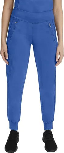 Vista 13 de Healing Hands Pantalón de uniforme médico tipo jogger para mujer Tara con 6 bolsillos, duradero, elástico en 2 direcciones y tela de fácil cuidado