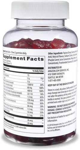 Vista 3 de Marca de Amazon: Multivitamina para adultos Solimo.