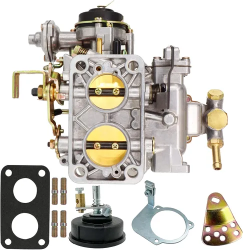 Vista 8 de NENKUTEN Nuevo Carburador 2 Barriles para Weber 32/36 DGV DGEV Estrangulador eléctrico 32x36 para Toyota Pickup Celica Corona 20R 22R Holley Mazda