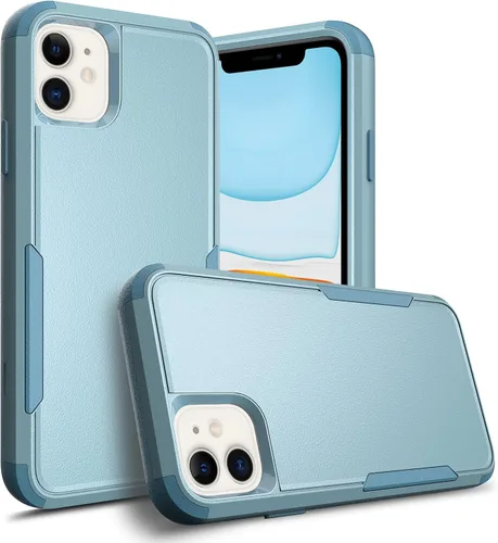 Vista 9 de Compatible con Apple iPhone 11, funda resistente con funda protectora a prueba de golpes para iPhone 11