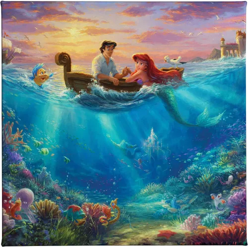 Vista 10 de Lona envuelta, de la galería de La Sirenita de Thomas Kinkade