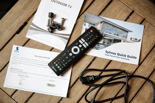 Vista 8 de SYLVOX Outdoor TV, 65" Smart Waterproof Outdoor TVs, 1000 Nits Ultra Bright