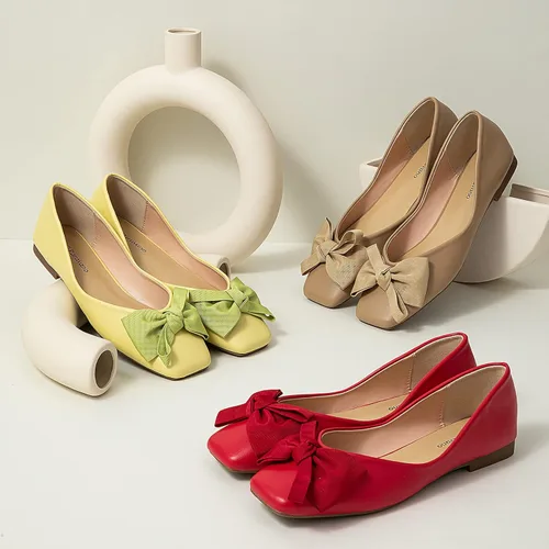 Vista 6 de C.Paravano Zapatos planos de mujer I Zapatos de punta cuadrada para mujer I Zapatos planos I Zapatos planos para mujer I Zapatos planos para mujer I
