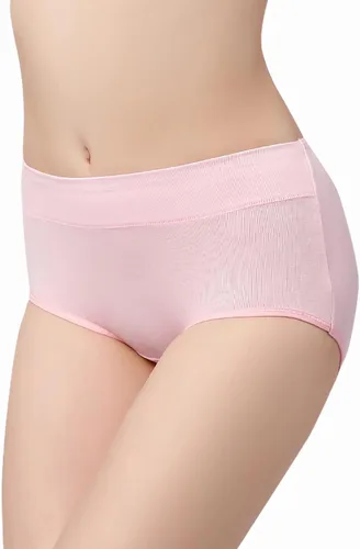 Vista 7 de Ropa interior para mujer con bloqueo EMF, de cintura media, antiradiación, escudo faraday, bragas elásticas de fibra plateada