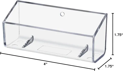 Vista 5 de Marketing Holders Paquete de 10 soportes colgantes para tarjetas de visita para citas y tarjetas de regalo de 3.5 x 2 pulgadas en instalaciones