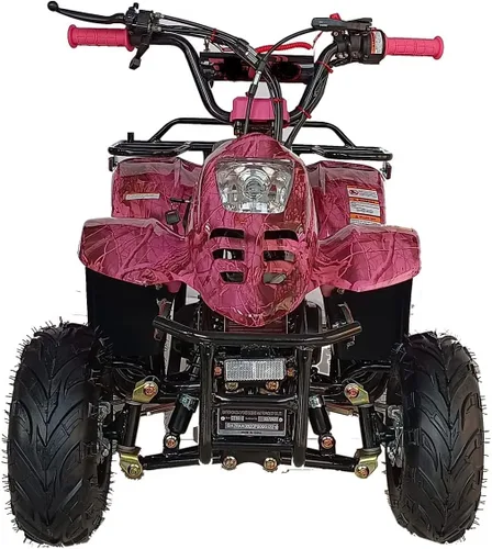 Vista 2 de Quad todoterreno automático de 110cc, con motor de 4 tiempos y llantas de 16" para niños, Fibra de carbono