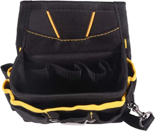 Vista 5 de Gomake Bolsa de herramientas de múltiples bolsillos con cinturón ajustable, bolsa de herramientas Oxford impermeable para tinte de ventana