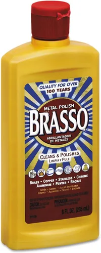 Vista 2 de BRASSO 89334 - Pulidor de superficie de metal, botella de 8 onzas (paquete de 8)