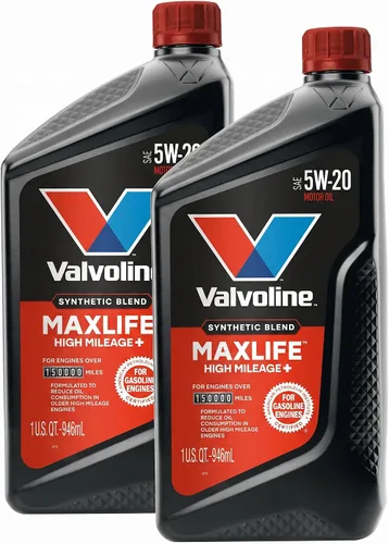 Vista 34 de Valvoline - Aceite de motor sintético completo de alto millaje con MaxLife Technology SAE 10W-30, 5 cuartos de galón, caja de 3