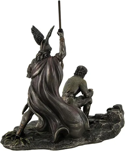 Vista 4 de Veronese Design Nibelungenlied Siegfried's Tod Hagen Killing Siegfried - Estatua de bronce con acabado en bronce