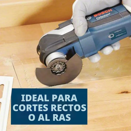 Vista 5 de Bosch OSL400F Hoja de sierra segmentada bimetálica para multiherramienta oscilante Starlock® de 4 pulgadas
