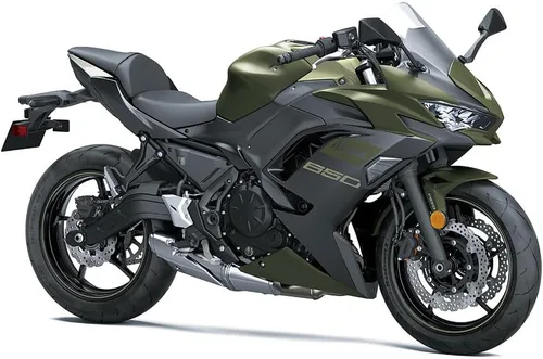 Vista 48 de Carenado negro mate apto para Kawasaki Ninja 650 EX650 2020-2025 001 Negro Mate