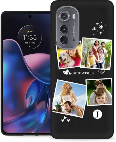 Vista 51 de Funda personalizada para Motorola Edge 2021 con nombre de texto y foto, diseño personalizado Edge2021 para teléfono móvil/smartphone/teléfono móvil