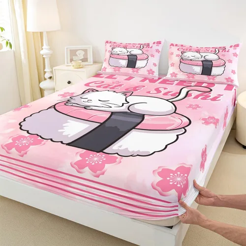 Vista 13 de Bonita sábana bajera ajustable para niños, tamaño individual, juego de ropa de cama rústica de pollo, decoración de dormitorio para niños y adultos