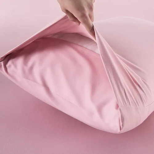 Vista 5 de SiinvdaBZX Juego de 4 fundas de almohada de microfibra de 1800 hilos, tamaño Queen, fundas de almohada con cierre de sobre, ultrasuaves y de fácil