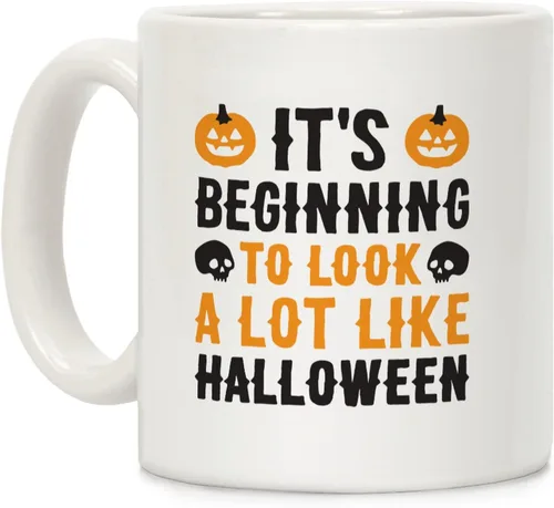 Vista 133 de LookHUMAN Tazas de Halloween Taza de café de Halloween - Tazas de café para decoración ideales para amantes y entusiastas de la decoración - Taza