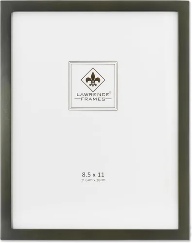 Vista 80 de Lawrence Frames Marco de fotos de madera negra, colección Gallery, 2 x 3 pulgadas, negro