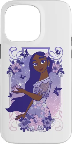 Vista 21 de Funda para iPhone 16 Disney Encanto Isabella Dreamy Floral Retrato