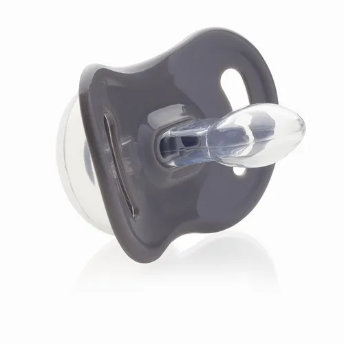 Vista 2 de JOOVY Chupete Airnoogie de 2 piezas, gris, mediano