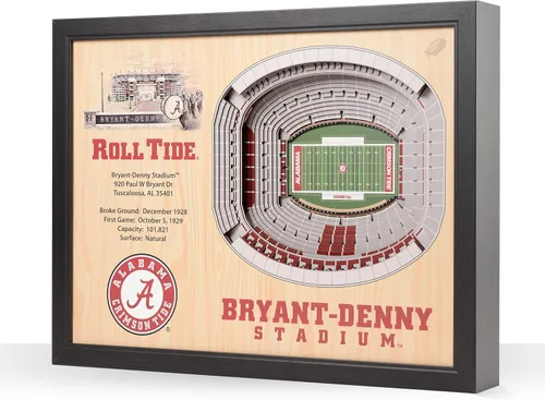 Vista 54 de YouTheFan NCAA Arte de Pared StadiumView de 25 Capas