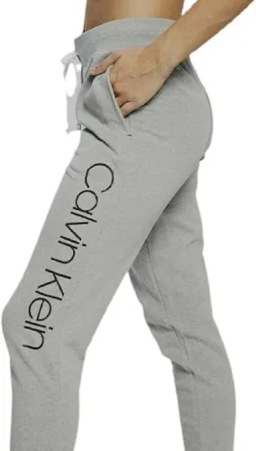 Vista 3 de Calvin Klein Paquete de 2 pantalones deportivos de rizo francés para mujer Negro Gris
