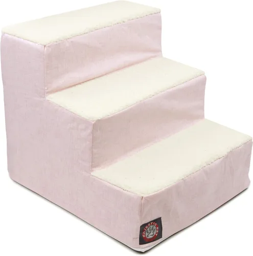 Vista 65 de Majestic Pet - Escaleras portátiles para mascotas suave escalón de espuma de sherpa escalones para perros y gatos rampa para cachorros
