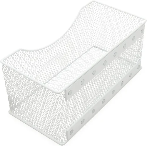 Vista 9 de Ybmhome - Cesta de almacenamiento magnética de malla de alambre, contenedor de basura, bandeja de escritorio, organizador de suministros de oficina