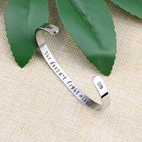 Vista 5 de JoycuFF - Pulseras inspiradoras para mujer, con mensaje grabado, regalo de navidad o cumpleaños