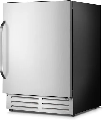 Vista 11 de 35.42" W Commercial Under Counter Beverage Refrigerator, 2 Glass Door Back Bar Cooler, Built-in/Freestanding 7.4Cuft Drink Fridge with LED Light