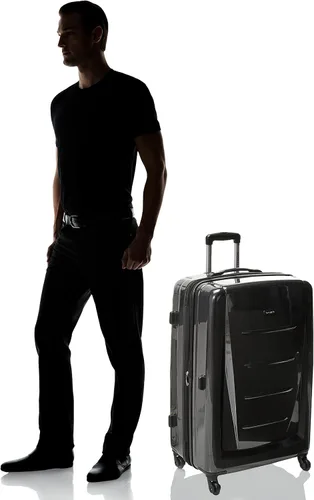 Vista 208 de Samsonite Winfield 2 Equipaje rígido con ruedas giratorias, Azul profundo, Juego de 3 piezas (20/24/28)