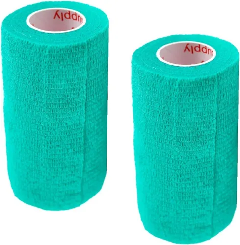 Vista 62 de Cinta adhesiva para veterinarios (negro) (paquete de 2) (3 pulgadas x 15 pies), autoadhesiva, adherente, cohesiva, flexible, autoadhesiva, rollo
