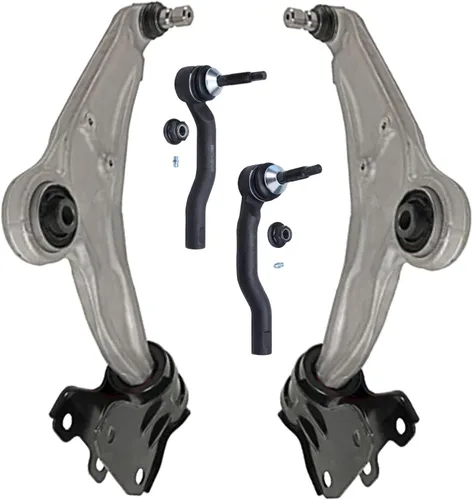 Vista 67 de Detroit Axle - 4 piezas de brazos de control traseros para Ford C-Max, Focus, Mazda 3 5, Volvo C30, C70, S40, V50, 4 brazos de control superiores e