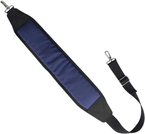 Vista 11 de BIG TEETH Correa para bolsa de golf, correa de hombro acolchada única, correas ajustables gruesas de repuesto universal de liberación rápida Negro