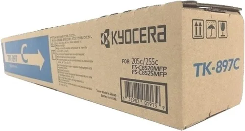 Vista 3 de Kyocera 1T02K00US0 Modelo TK-897K Cartucho de tóner negro, compatible con impresoras a color multifuncional FS-C8025MFP, FS-C8520MFP, TASKalfa 205c