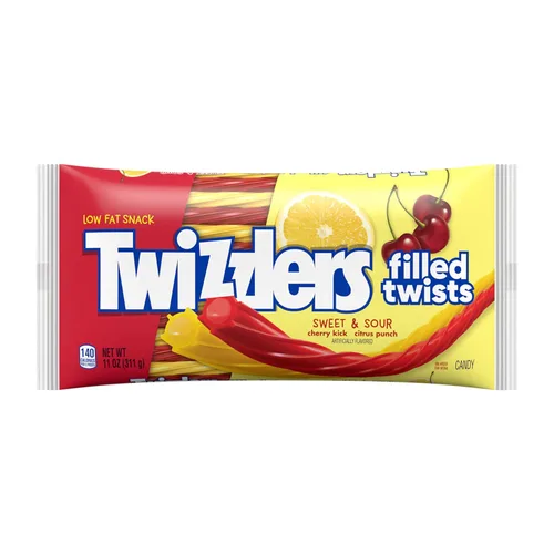 Vista 3 de TWIZZLERS Bolsas de dulces y agrios Fills, 11 onzas (12 unidades)