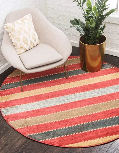 Vista 20 de Unique Loom Fars Collection - Alfombra de área - Monterey (2' 2" x 3' 1" Rectángulo, Marrón/Crema)