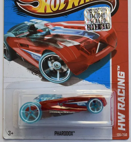Vista 2 de Hot Wheels 1:64 Scale die cast Racing Series, Red Pharodox 138/250
