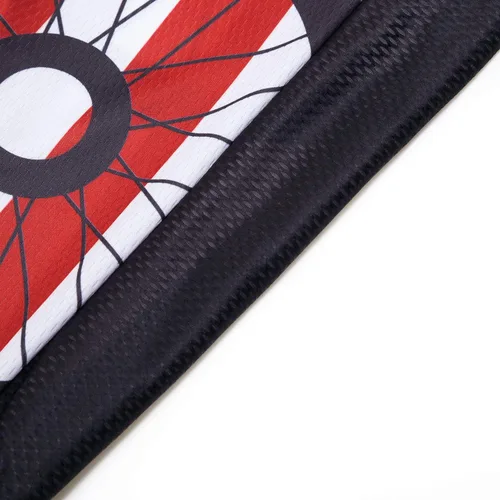 Vista 11 de Weimostar Hombre Ciclismo Jersey Manga Corta Bicicleta Ropa Multicolor Diamante
