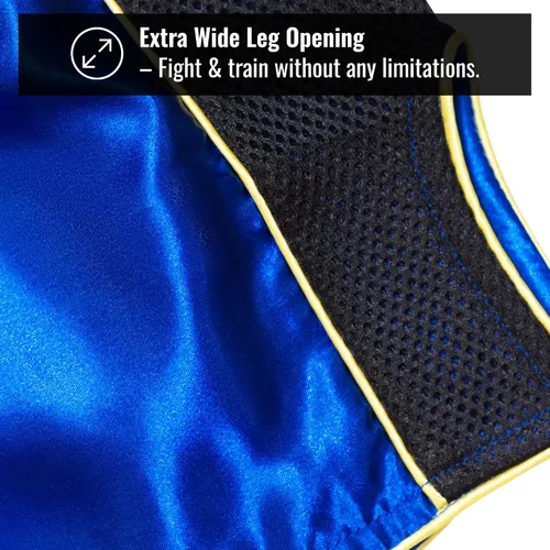 Vista 5 de Pantalones cortos clásicos de Muay Thai para hombres y mujeres, boxeo, kickboxing, alto grado, artes marciales mixtas, ropa de entrenamiento