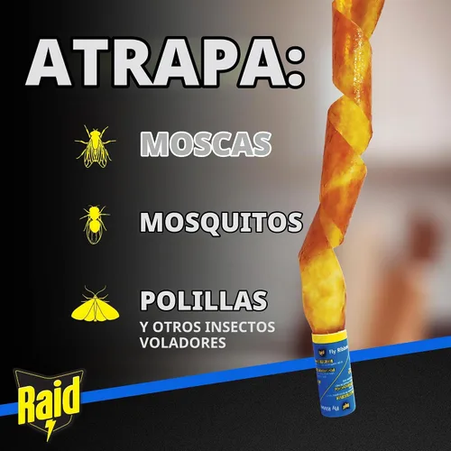 Vista 4 de Raid FR3-RAID - Cinta para atrapar moscas (4 unidades)
