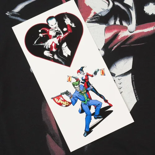 Vista 6 de Popfunk Classic Joker y Harley Quinn Dance T Shirt & Stickers