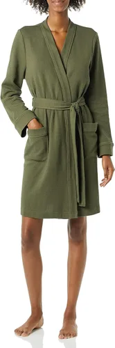 Vista 9 de Amazon Essentials Bata ligera de punto gofre de longitud media para mujer (disponible en tallas extragrandes)